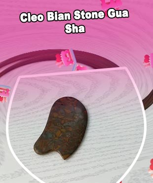 Bian gua sha stone