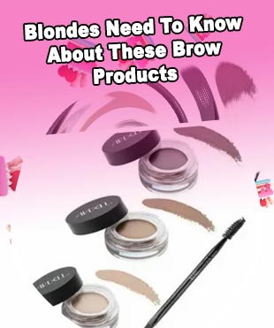 Blonde eyebrow pomade