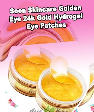 Collagen and gold hydrogel eye patch