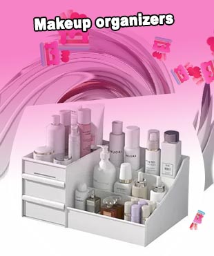 Makeup box with drawers