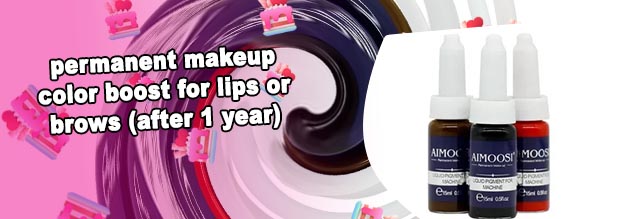 Microblading lip color