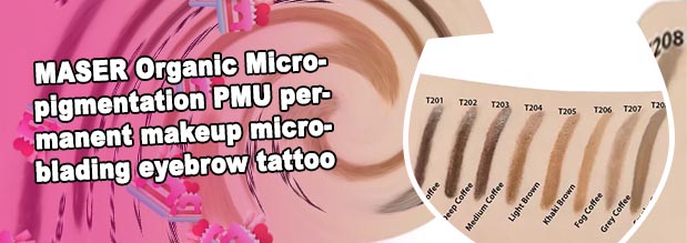 Organic eyebrow tattoo