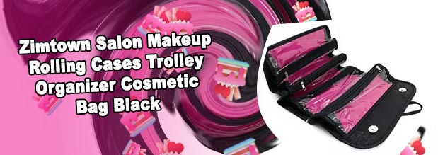 Rolling cosmetic bag